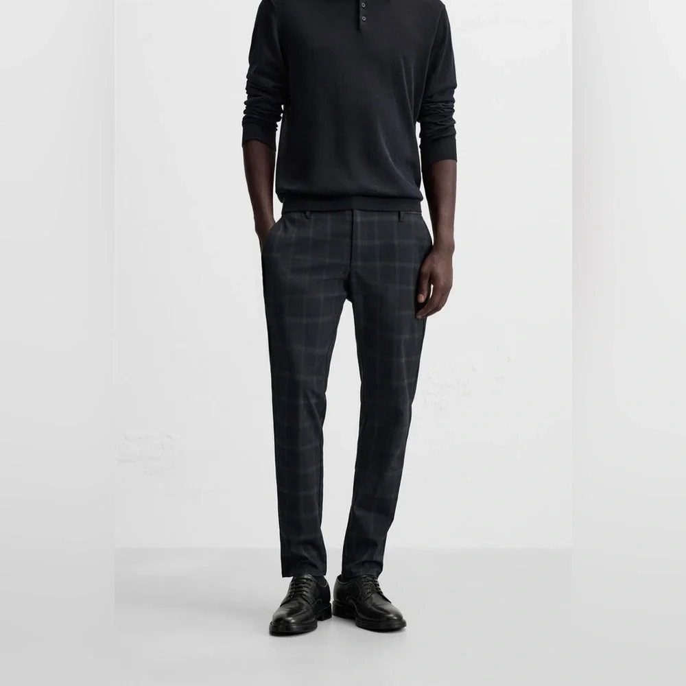 ZARA SLIM FIT COMFORT TROUSERS Size L